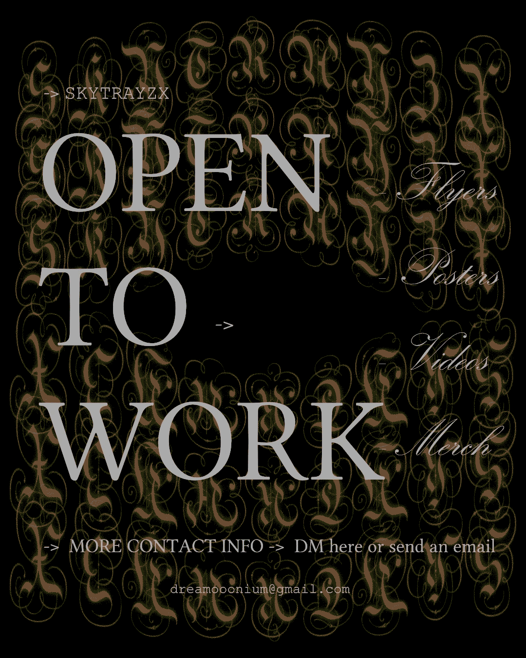 Open To Work Worldwide Flyer